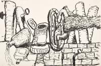 Philip Guston Remains Lithograph, Signed Edition - Sold for $4,480 on 03-04-2023 (Lot 339).jpg